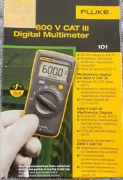 FLUKE 101 Basic Digital Multimeter Pocket Portable Meter AC DC Volt Tester