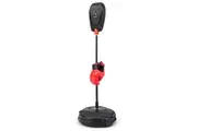 Costway Punching Bag Boxing Toy Set w/Speed Ball &Boxing Gloves 6-Position Adjustable Box Stand Boys &Girls