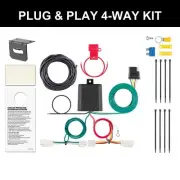 CURT 2019-2023 Lexus ES350 All Custom Wiring Harness, 4-Way Flat Output