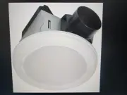 Home Netwerks 80 CFM Light & Fit Ceiling Mount Bathroom Exhaust Fan w/LED Light