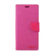 Canvas Diary case for iPhone 14 Plus Pink