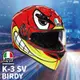 [安信騎士] 義大利 AGV K3SV 彩繪 BIRDY 眼睛 紅 全罩 亞洲版 安全帽 送頭套 K-3 SV K3 SV