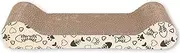ULTRALAX Cat Scratching Board - For Natural Claw Care，Durable Bone-Shaped Cat Scratcher, High-Density Corrugated Cardboard – Non-Shedding Scratch Pad for Indoor Cats