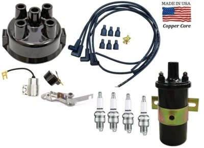 Tune up kit for Massey Ferguson 85 88 Tractor w/ Delco Distributor & 12V Coil