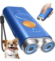 3 in 1 Dog Bark Deterrent Devices Training Barking Control Ultrasonic Up To 50ft
