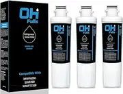 OHFULLS MIWF6200 Water Filter Replacement, Compatible with Midea MIWF6200, Sharp SJWF200, SJG2254FS, Thor Kitchen WF200, MIWFT2100, MRS26D5AST, MF-2008-R2, RFM-W-36, 3-Filters Included
