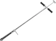 Stainless Steel Soil Sampler Probe, Easy Grip Handle, Foot Pedal, Sturdy Design with Accurate Rod Size, Efficient Soil Sampling Tool for All Soil Types, 105cm Length, 38mm Mouth,