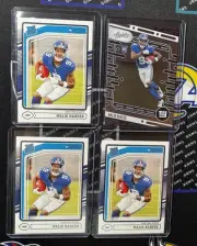 2024 Malik Nabers (4) Rookie Card Lot New York Giants