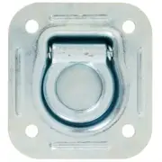 KEEPER 89526 4-7/16-in 1,666-lb Recessed Square Flip Ring Tie-Down Anchor Point