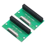 2pcs FFC FPC Connector Board 34 Pins Double Row Female Header Strip Adapter