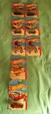8 Hot Wheels 50th Anniv. Daredevils,Set of 5 Cars,04's +3 Variations of 1,2,3 G8