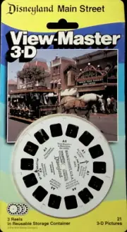 Disneyland Main Street 3d View-Master 3 Reel Packet Primeval World SEALED