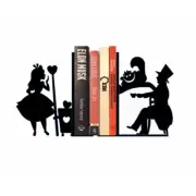 Alicia En El Pais De Las Maravillas Bookend. Alice in Wonderland Book Holder