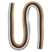 120pcs Quilling Strips Paper 5mm 21" Origami Paper Quilling Strip, Brown