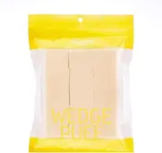SKINFOOD Wedge Puff Sponges Jumbo Size 12pcs - Blender Beauty Foundation Wedges Blending Sponge - Makeup Wedges - Multi Purpose Cosmetic Applicator Makeup Sponge Blender for Makeup & Concealer