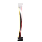 Molex to 2 SATA Dual Power Y Splitter Adaptor Cable Lead 2 Way 4 Pin -15 PinBya