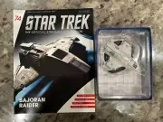 Star Trek Eaglemoss Bajoran Raider #74 with magazine