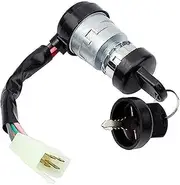 Yurefax 5 Wire 5 Pin Ignition Key Switch Start Lock with 2 Keys Waterproof 4 Stroke Dune Buggy ATV Parts Moped Motorcycle Ignition Key Switch Motorcycle Ignition Switch