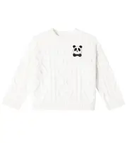 [Mini Rodini] Mini Rodini Cable-knit cotton sweater Y 10/11 white