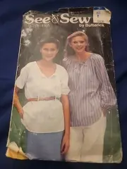 BUTTERICK SEE & SEW MISSES' TUNIC PATTERN #6436 UNCUT