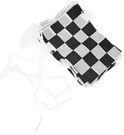 Milisten Checkered Racing Flag Banner Flag Theme Party Decoration for Race Car Events for Halloween Celebrations and Themed Photoshoots