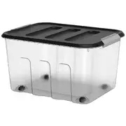 J.Burrows 32L Modular Storage Container Clear/Grey