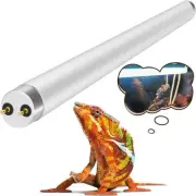 T8 Rainforest Terrarium Fluorescent Lamp Tube 18" Full Spectrum UVB Bulb