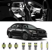 AWALITED 8pcs Impreza, WRX Interior LED Lights Kit Ultra Bright Map Dome LED Replacement Bulbs for 2004-2018 2019 2020 2021 Subaru WRX, WRX STI, Impreza all Cab Sizes