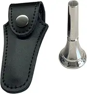 French Horn Mouthpiece,Silver Coating,with Pouch