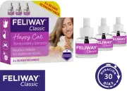 GENUINE Feliway Pheromone Diffuser Refill 3 x 48mL Happy Cat Classic