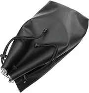 PACKOVE PU Leather Hair Dryer Storage Bag Portable Pouch for Women Chic Design Lightweight Travel Case for Home Travel Use Protects Hair Blower From Scratches Dents