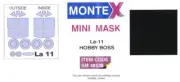 Montex 1/48 LAVOCHKIN La-11 CANOPY PAINT MASK Hobby Boss
