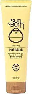 Sun Bum Revitalizing Deep Conditioning Hair Mask | Vegan and Cruelty Free Moisturizing and Restoring Hair Treatment for Damaged Hair | 6 oz
