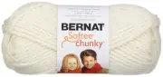 Bernat Softee Chunky Yarn-Natural 161128-28008