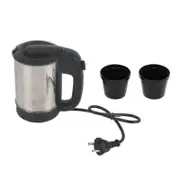 0.5l Mini Electric Kettle Stainless Steel Automatic Power Off Portable Travel Water Boiler Pot Eu 220v