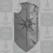 Chaos Warrior custom shield for Mythic Legions & other action figures