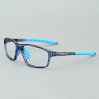 在飛比找蝦皮購物優惠-23新款-運動型大框透明眼鏡架 防護眼睛近視變色防藍光眼鏡 