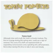 Eyeconnect Crafts Chipboard Totem Poppet, Snail, 2" by 5"