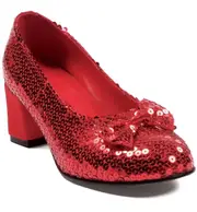 Judy Womens Sequined Red Dorothy Costume Shoes