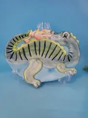 Dragon Soap Dish Trinket Dish Whimsical Fire Breathing Dragon Dish