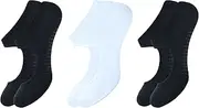 [stylFRSH] Soft & Breathable Cotton Grip Yoga Socks for All-Day Comfort, Size- 6 to 9, Pack of 3 (WS1006-1W2B-3PK-6TO9), 1 White, 2 Black, 6-9