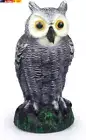 Natural Enemy Scarecrow Fake Owl Decoy to Scare Bird Aways from Patio Yard and P