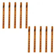 10-Pack Chinese Traditional 6-Hole Bamboo Flute Recorder Clarinet Student6109