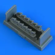 Quick Boost P51D Mustang Exhaust 1:48 For Tamiya