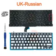 New Russian Keyboard With Backlight For Macbook Pro Retina 13" A1502 2013-2015
