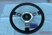 STEERING WHEEL & BOSS 14" Leather Polished, Triumph Spitfire, Herald, GT6, TR4-6