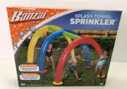 NEW Banzai - Inflatable Air Splash Tunnel Sprinkler Kids Lawn Watepark