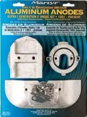 MerCruiser Alpha 1 one Gen 2 Aluminum Anode Zinc KIT Salt Brackish CMALPHAKITA