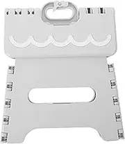 WHAMVOX Elegant Portable Step Stool Folding Anti-Slip Shower Bench for Daily Use