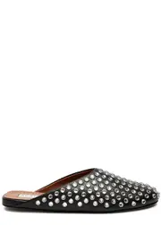 Alaïa Crystal-embellished Leather Mules - Black - 40 (IT40 / UK7) 40 (IT40 / UK7)
